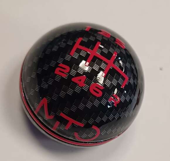 Pomello Mito Carbon-look 5 marce rosso - immagine 2